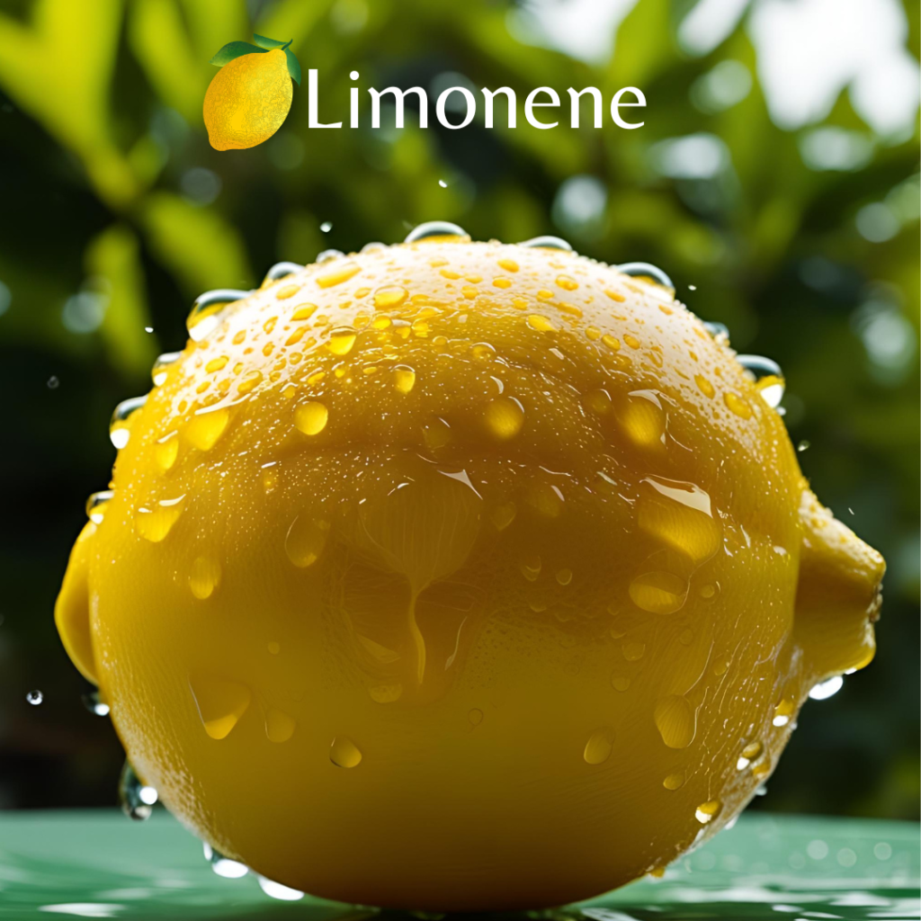 Limonene Aroma- Bright citrus (lemon, orange).